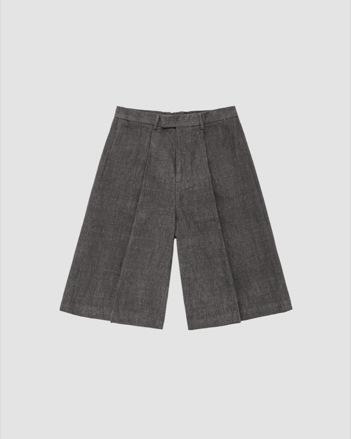 Selected Grey Dandy Shorts