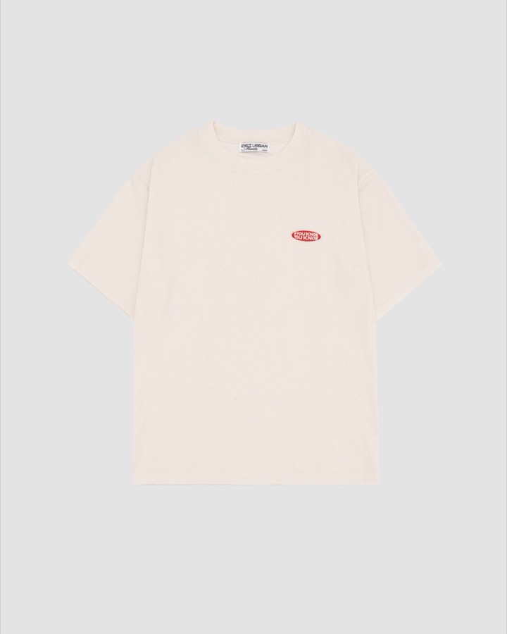 21ST URBAN White Ovale Waffle T-shirt