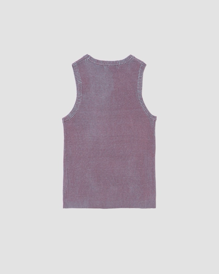 Selected Purple Crackit Tanktop