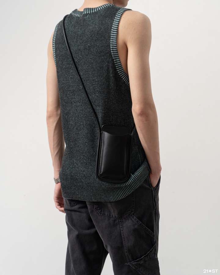 Selected Black Crackit Tanktop