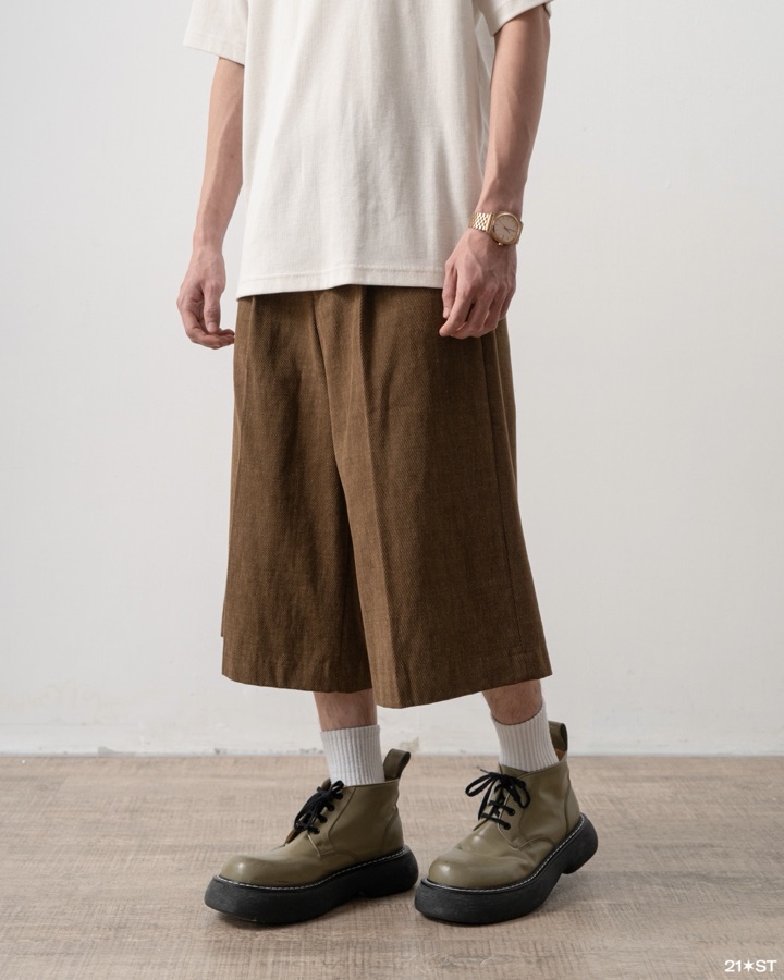 Selected Brown Dandy Shorts