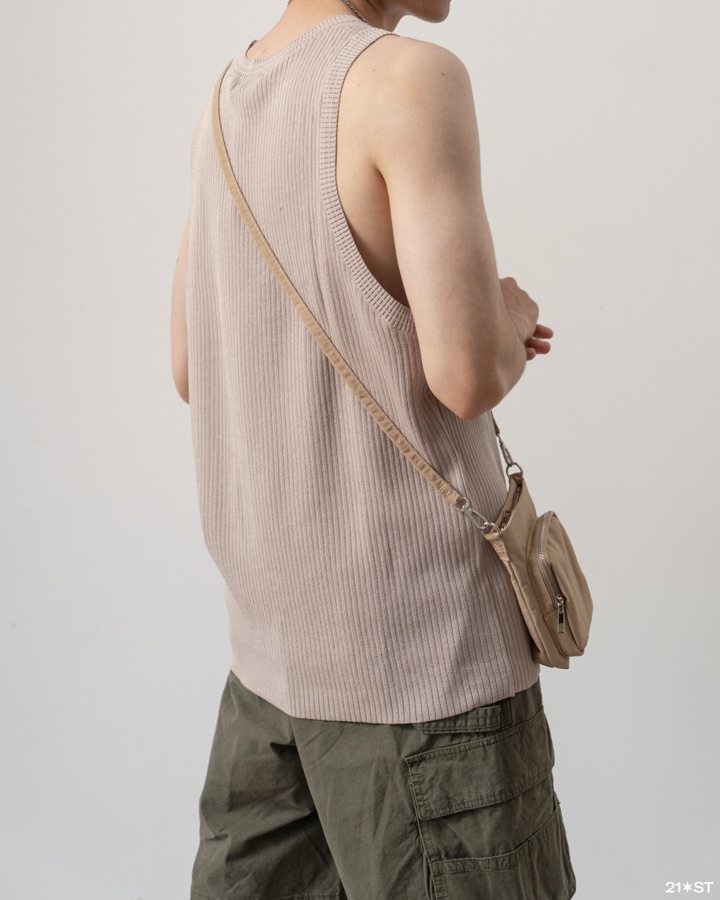 Selected Pink Trico Tanktop